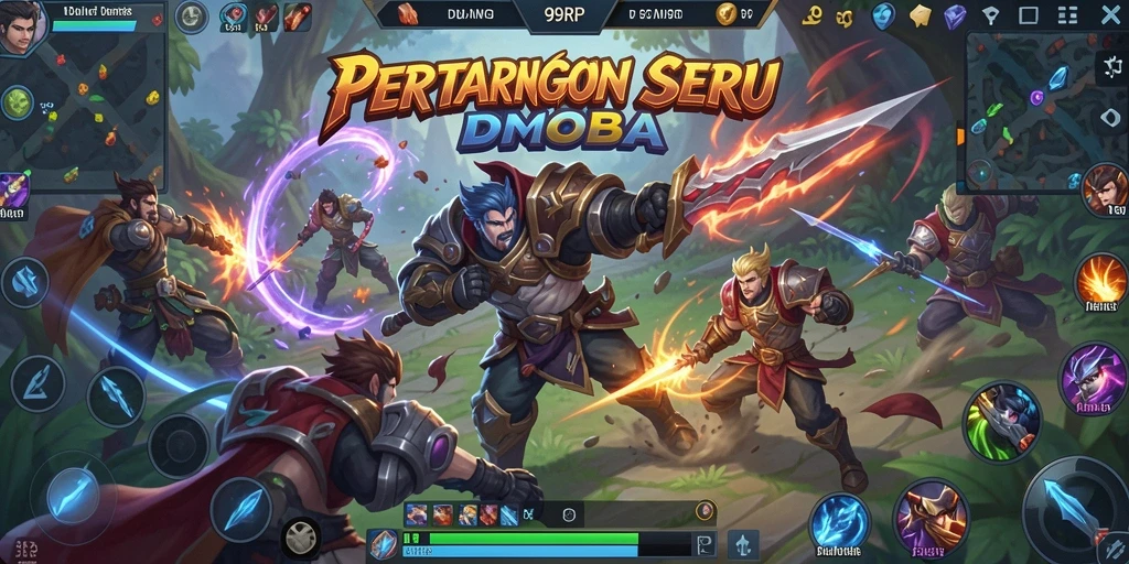 Gameplay aksi seru dalam 99RP menampilkan pertarungan antar karakter.