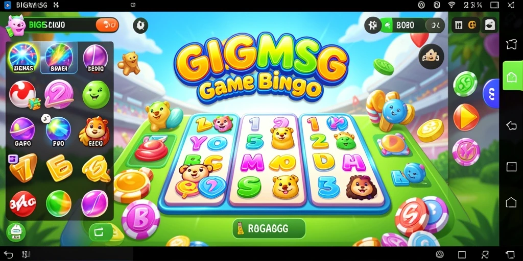 Tampilan gameplay Bingo yang seru dan interaktif di BIGMSG.