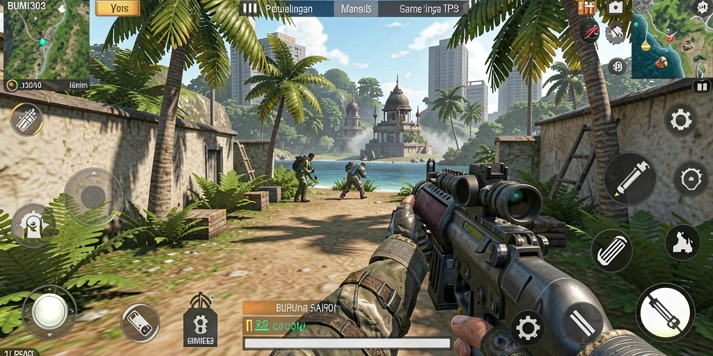 Gameplay BUMI303 yang seru dan mendebarkan.