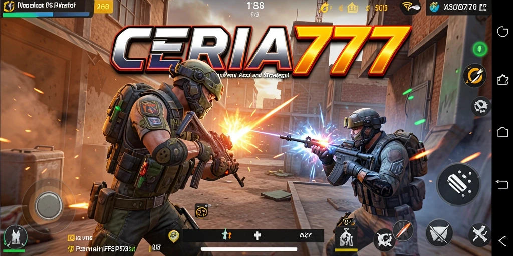 Gameplay FPS mendebarkan dengan aksi intens di CERIA777.