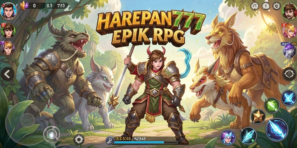 Tampilan gameplay HARAPAN777 yang menakjubkan dalam dunia RPG.