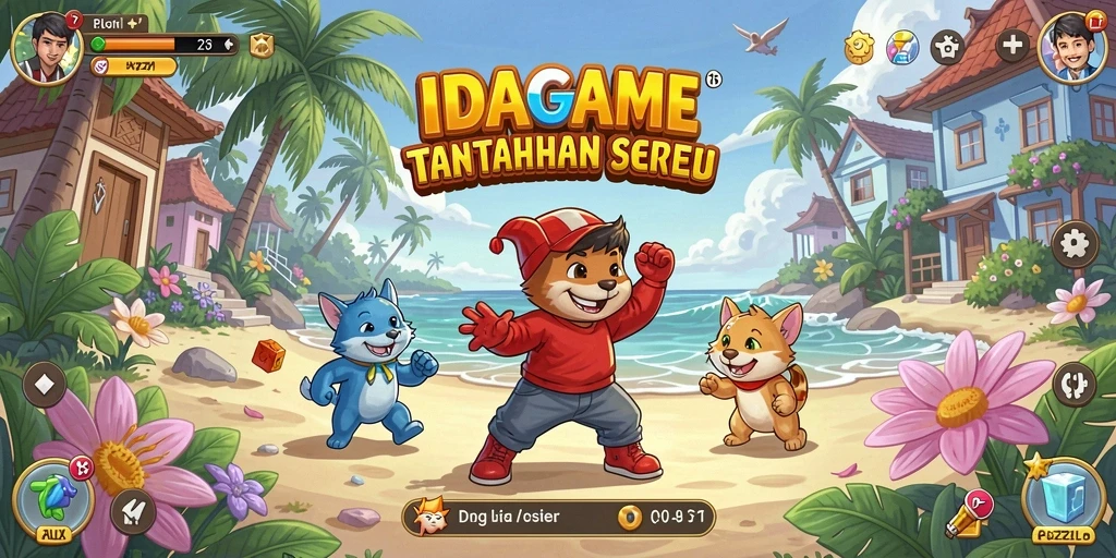 Screenshot IDAGAME menampilkan gameplay menarik dari Puzzle yang menantang.