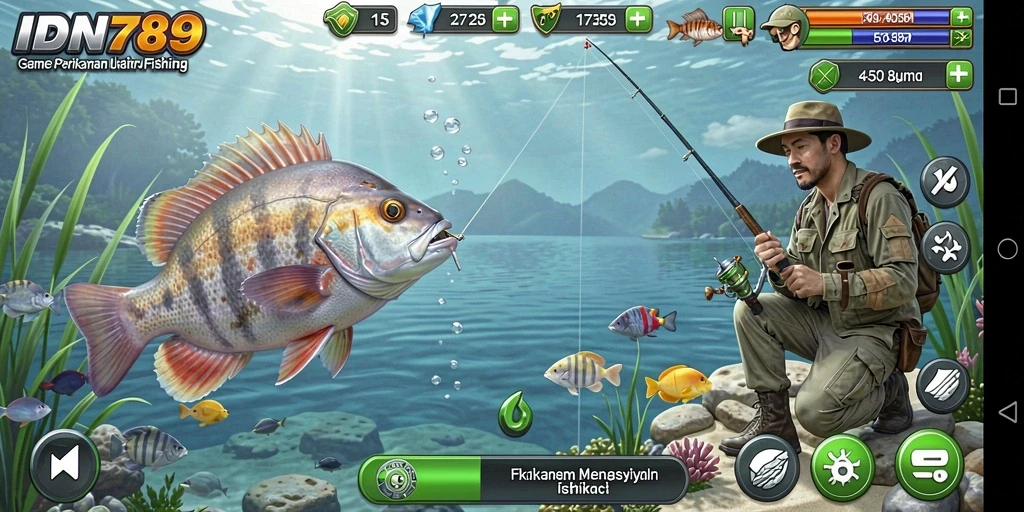 Tangkapan besar dan indah dalam gameplay IDN789 yang menarik.