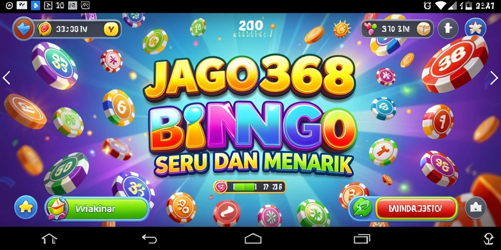 Gameplay seru JAGO368 menampilkan Bingo yang menantang dan interaktif.