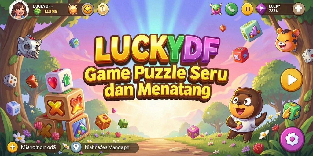 Tangkapan layar gameplay LUCKYDF yang memukau dan menantang.