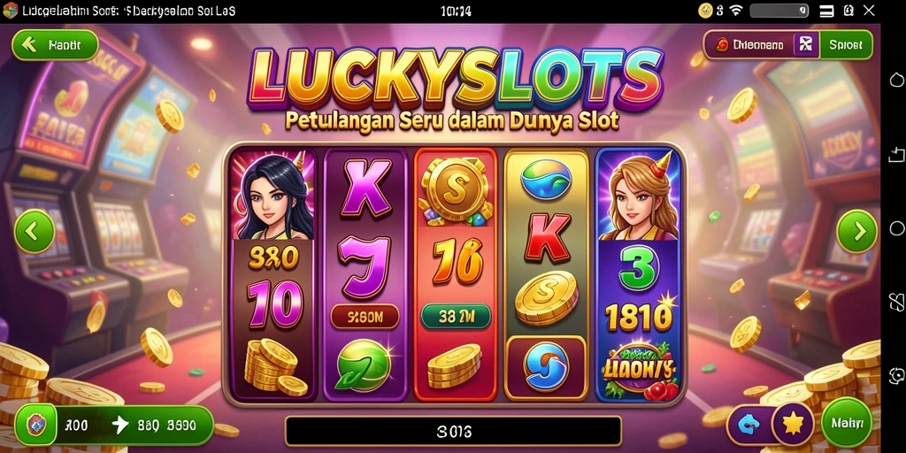 Tampilan mendebarkan dari gameplay LUCKYSLOTS yang penuh petualangan.