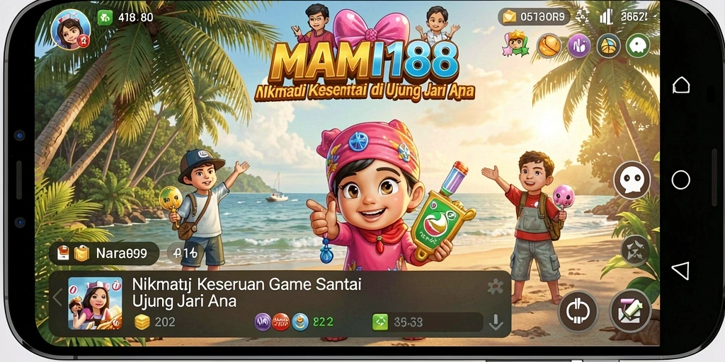Screenshot gameplay MAMI188 dengan grafis yang menarik.