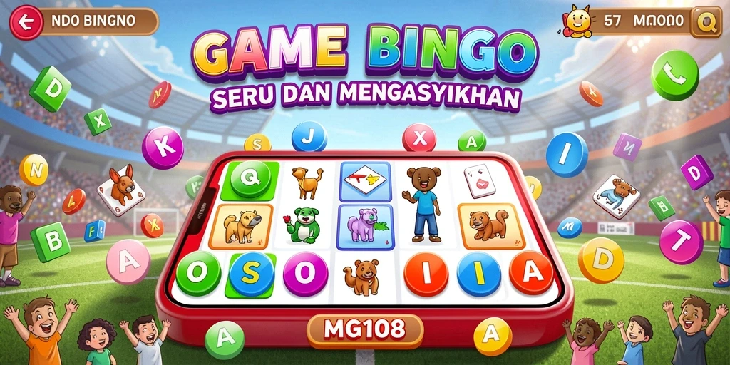 Tampilan gameplay seru MG108 yang menegangkan dalam permainan Bingo.