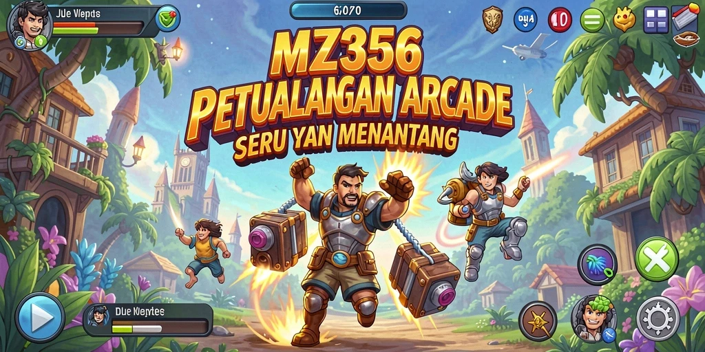 Tangkapan layar MZ356 menunjukkan aksi gameplay Arcade yang mengasyikkan.