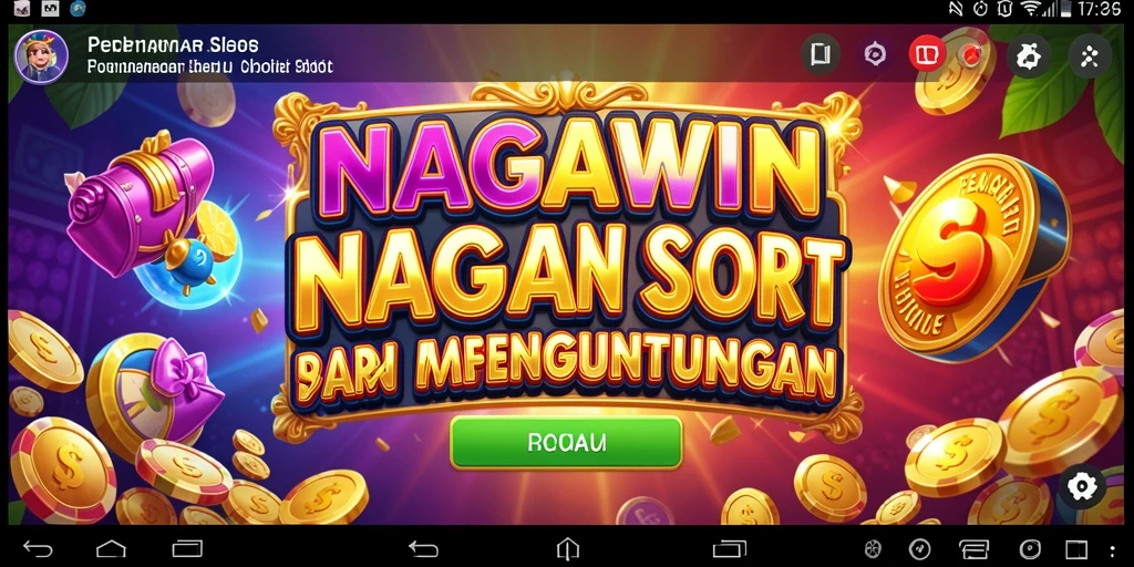 Tampilan seru gameplay NAGAWIN dengan fitur slot menarik.