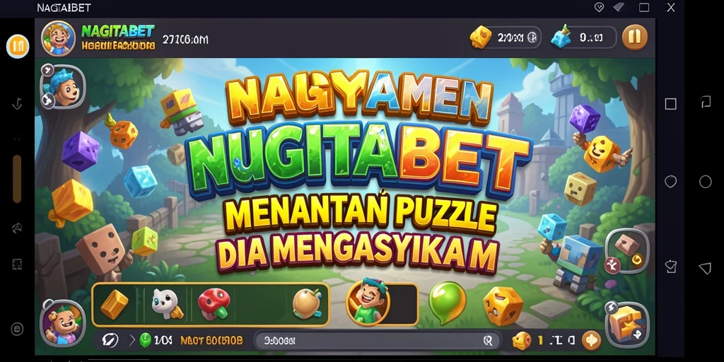 Tampilan gameplay menarik dalam NAGITABET dengan teka-teki yang menantang.