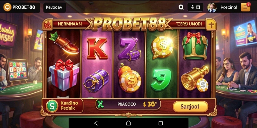 Tampilan gameplay Kasino yang mendebarkan dari PROBET88