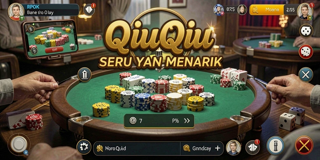 Tampilan gameplay RPOK dengan suasana QiuQiu yang seru.