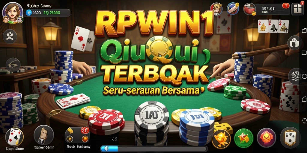 Screenshot gameplay RPWIN1 menampilkan suasana QiuQiu yang penuh strategi.