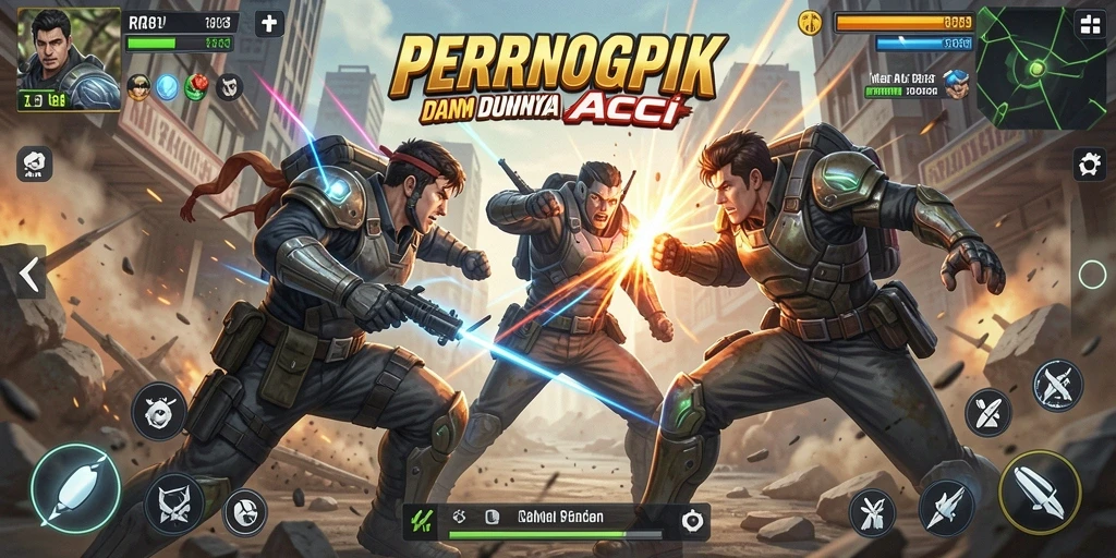 Tampilan gameplay seru dan menegangkan dalam RR89.