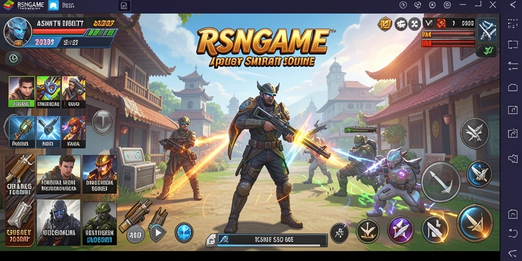 Tampilan antarmuka RSNGAME yang sederhana dan intuitif.