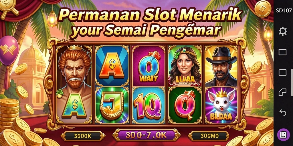 Tampilan gameplay Slot yang mendebarkan dan interaktif di SD107.