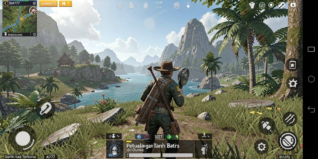 Tampilan gameplay SIA777 di dunia terbuka yang menakjubkan.