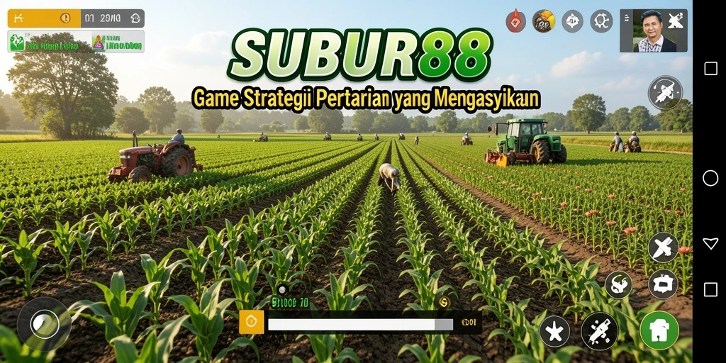 Tampilan gameplay SUBUR88 yang menarik dalam mengelola pertanian.